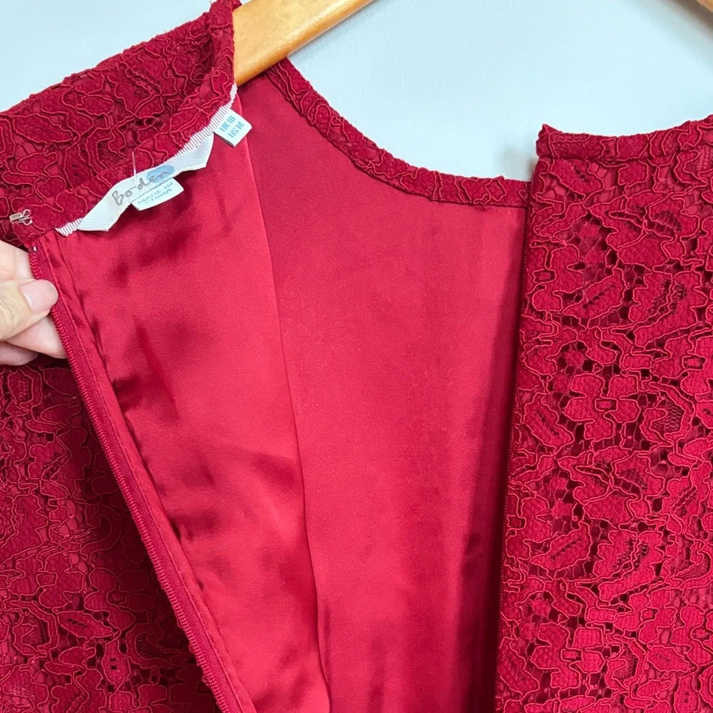 Boden Red‎ Lace Top - Picture 9 of 11